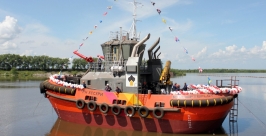 Буксир спустили на воду Роман Федоров